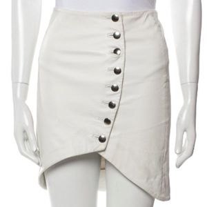 IRO Clefa lamb leather mini skirt